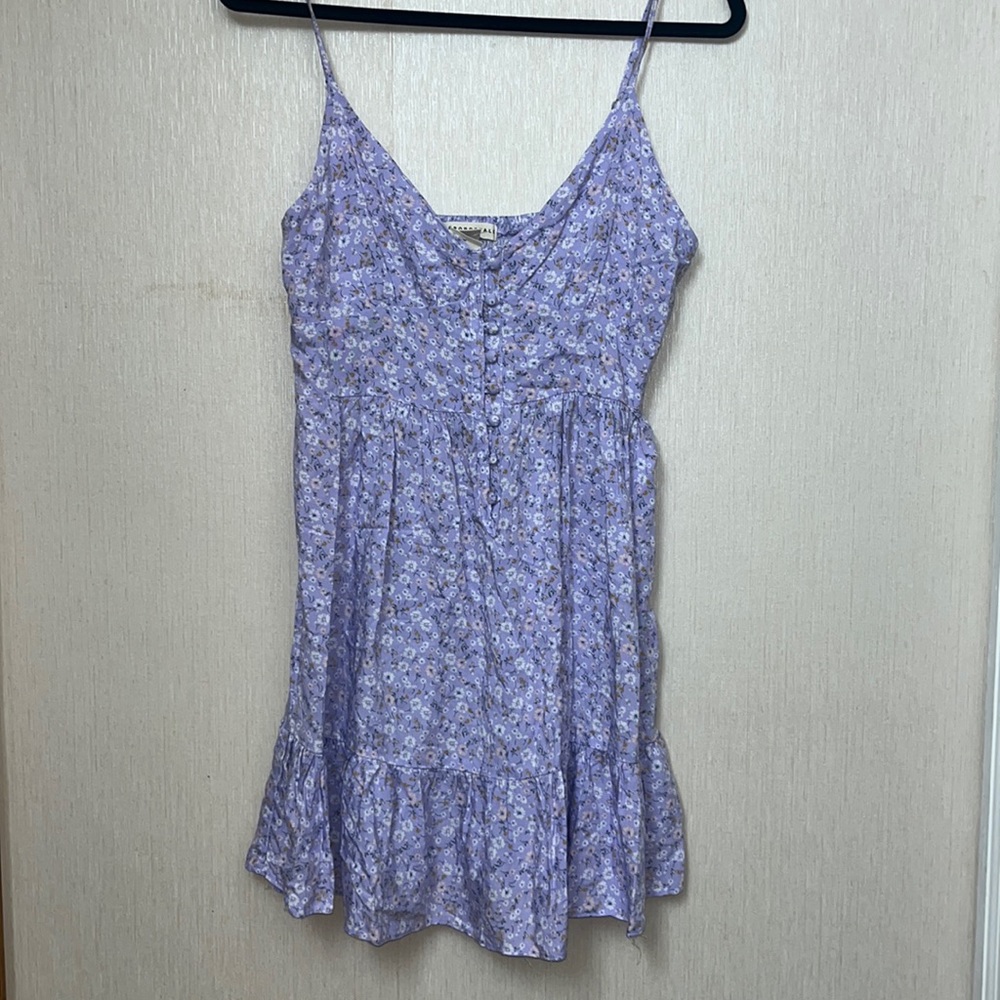 Aeropostale Purple Floral Sundress